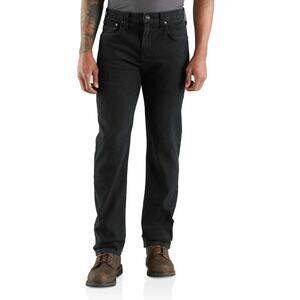 Carhartt Men’s Rugged‎ Flex® Stretch Straight Relaxed Fit Jeans Size 36x30 Black